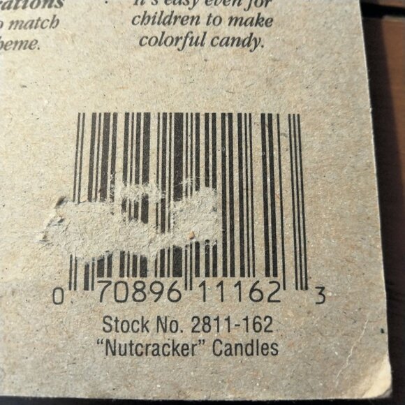 Wilton Nutcracker Handpainted Candle Cake Decorations Christmas 1994  Vintage  4 - Picture 10 of 10